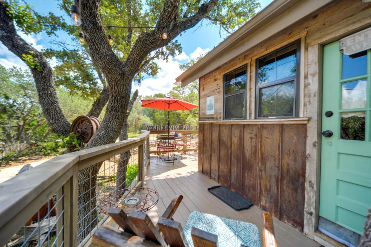Snuggle Inn Wimberley Cabin With Fire Pit And Deck Exteriér fotografie