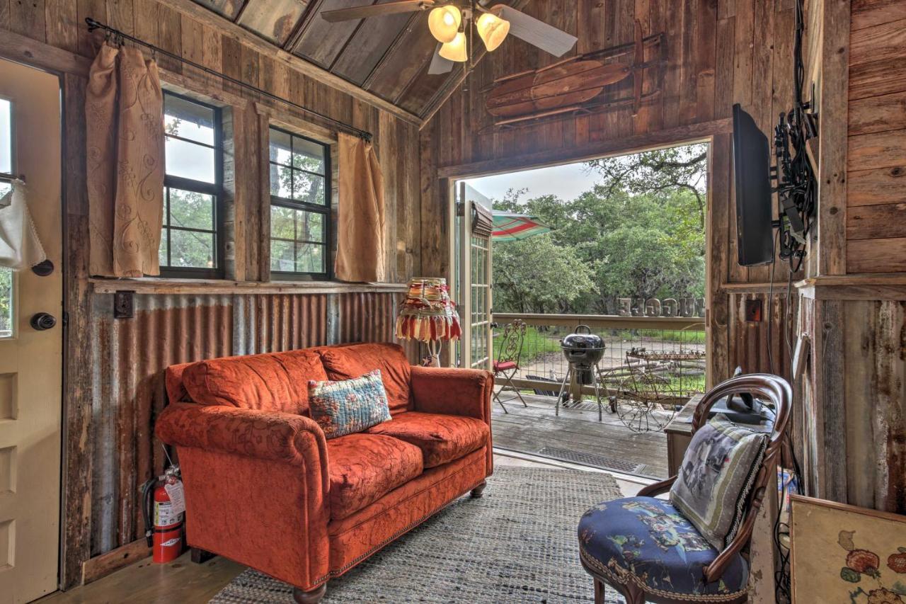 Snuggle Inn Wimberley Cabin With Fire Pit And Deck Exteriér fotografie
